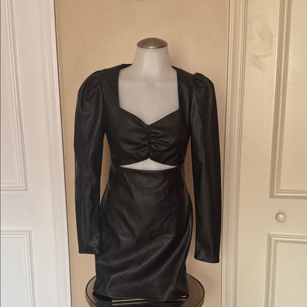 Seven7 Black Long Sleeve Dress